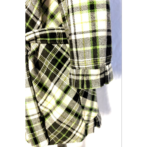 Heart Soul Plaid Pea Coat - Picture 5 of 12